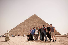 Digiensemble Berlin visiting the pyramids