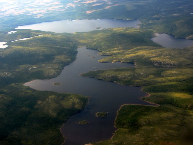 Newfoundland Lakes from the Air