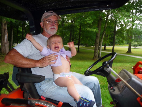 On Grampy's Tractor