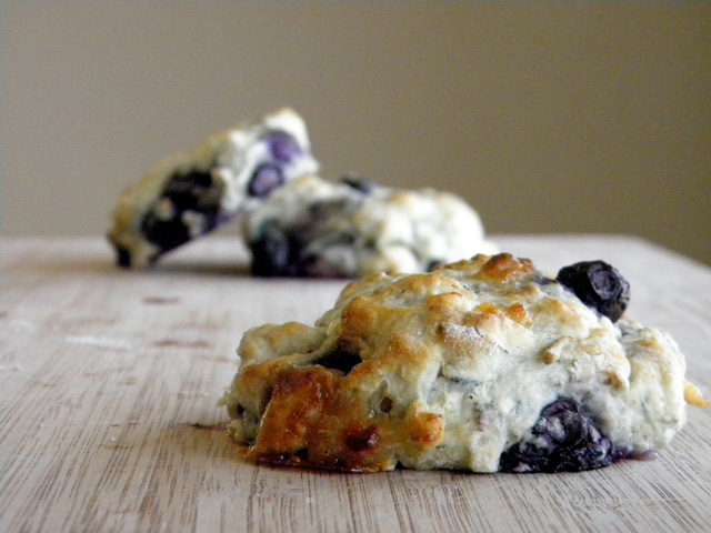 Blueberry and White Chocolate Buttermilk Scones