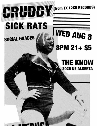 8/8/12 Cruddy/SickRats/SocialGraces