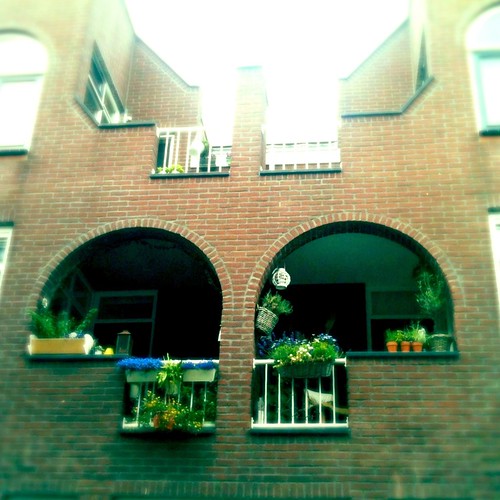 Two cute balconies