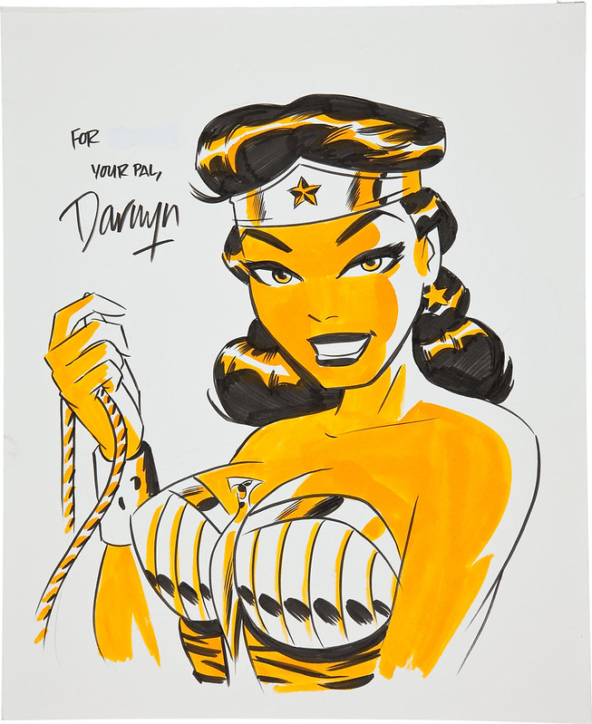 Darwyn Cooke Wonder Woman Illustration Original Art
