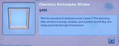Clearstory Rectangular Window