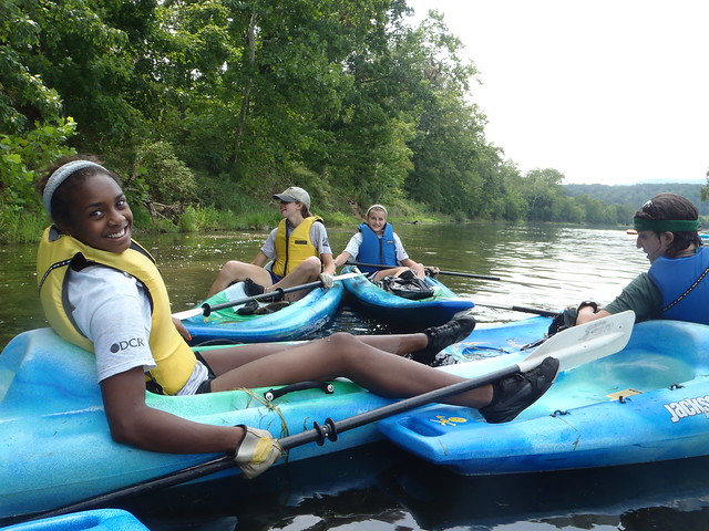 The YCC crews also get to enjoy outdoor recreational opportunities at our parks