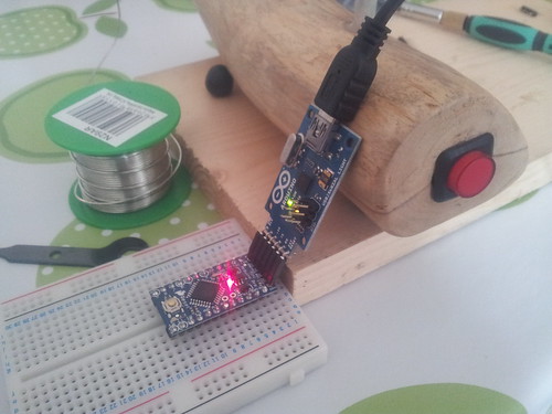 Programming Arduino pro mini with code for nightlight