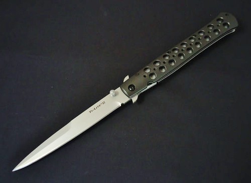 Cold Steel Ti-Lite 6" Plain Edge Blade and Aluminum Handle
