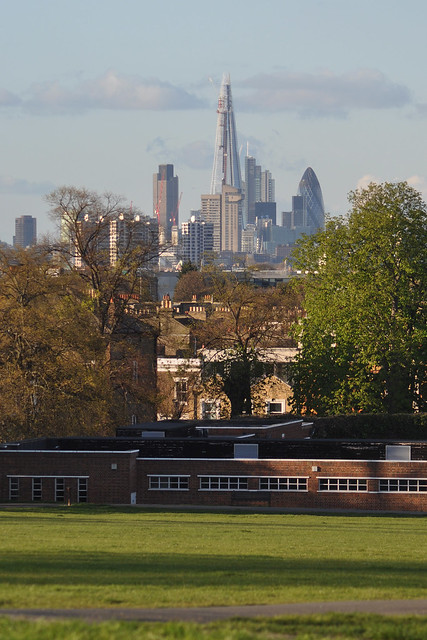 Shard and City from Brockwell Park