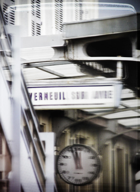 Vermeuil sur Avie station - from the train