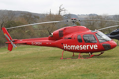 G-ORDH - 2006 build Eurocopter AS355N Ecureuil II, at the 2012 Cheltenham Festival