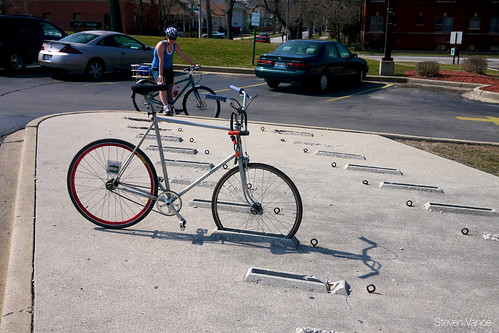 Whacky bike parking!