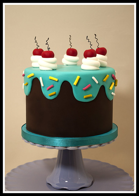 Ruffle 30Th Birthday Cake - CakeCentral.com