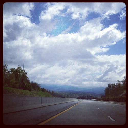 Our afternoon drive through the clouds (and mountains)