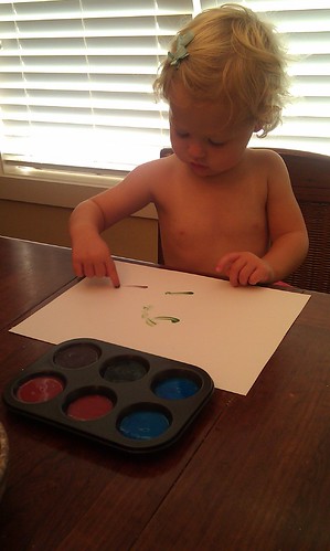 3pm.. homemade finger paint! by sweet mondays