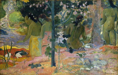 Paul Gauguin - The Bathers [1897] by Gandalf's Gallery