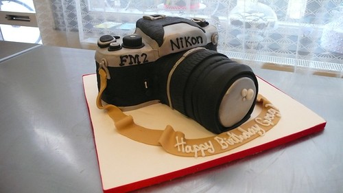 Nikon FM2 Camera Cake by CAKE Amsterdam - Cakes by ZOBOT
