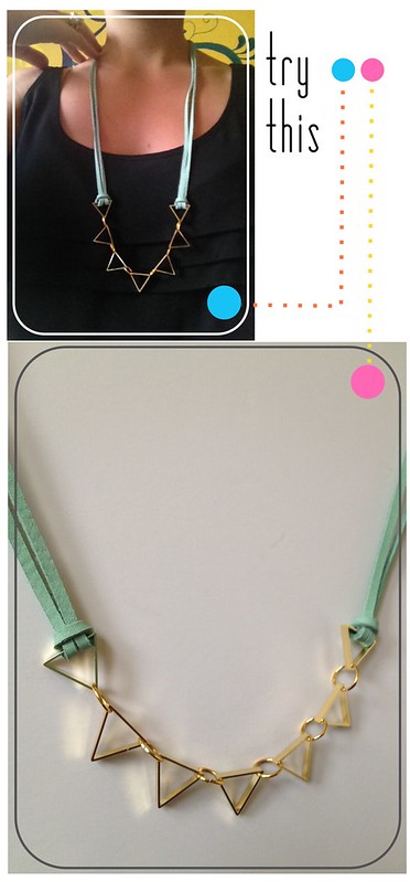 Try This - Cut Metal Necklace