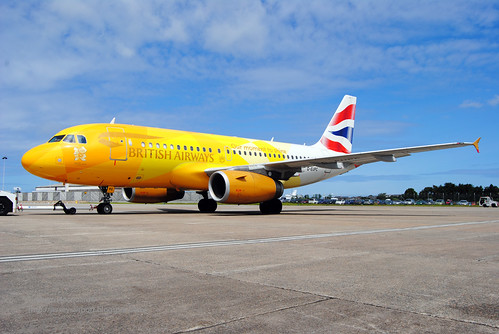 G-EUPC Airbus A319-131 British Airways by Jersey Airport Photography