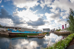 The Queens Barge at London 2012 Olympic Park