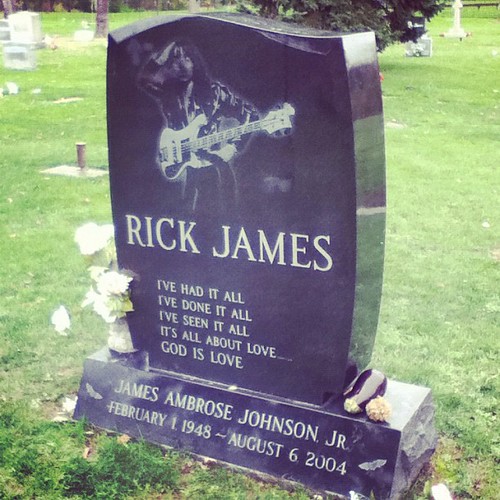 Rick James gravesite. Not far from Millard Fillmore's.