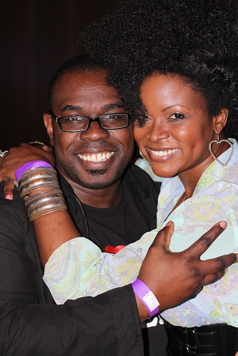 Martin Johnson Pratt & Abiola Abrams at Black Enterprise Magazine 40/40 Party