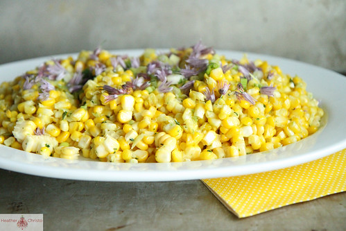 Sautéed Corn with Spicy Herb Butter