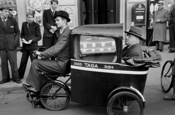 Danish Bicycle History - Taxi