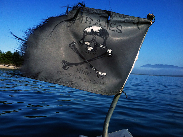 Crab boat flag