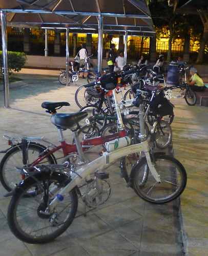 Our bicycles parked at Laman Putra by Adibi