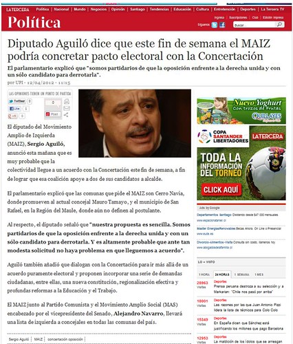Declaración Diputado Sergio Aguilo by Mauro Tamayo Rozas