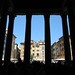 Looking out from The Pantheon, Rome