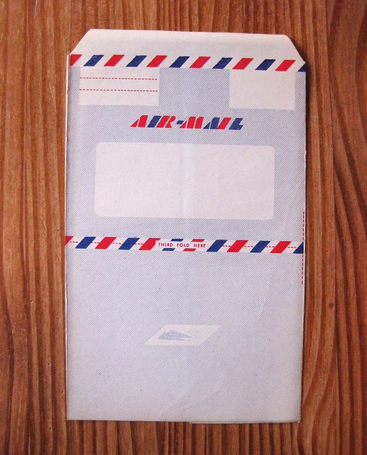 Vintage air mail envo-letters stationery