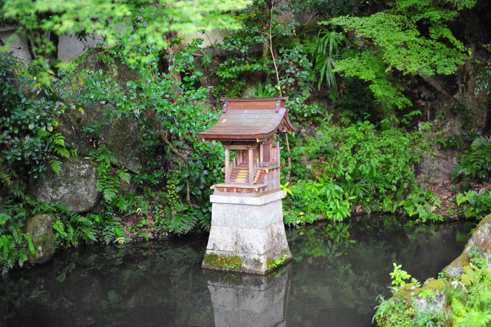 Temple in the pond?