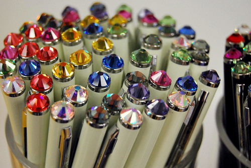 sparkly pens