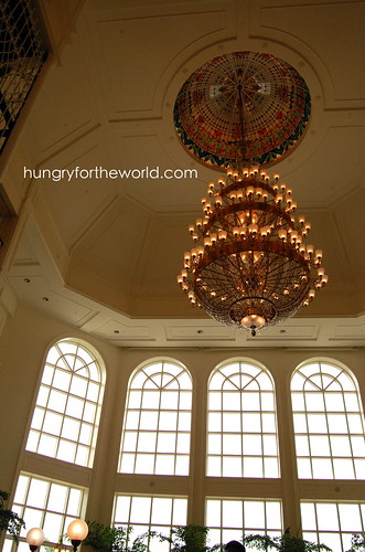 chandelier at the lobby