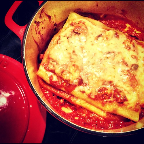 Chicken and liver Lasagne