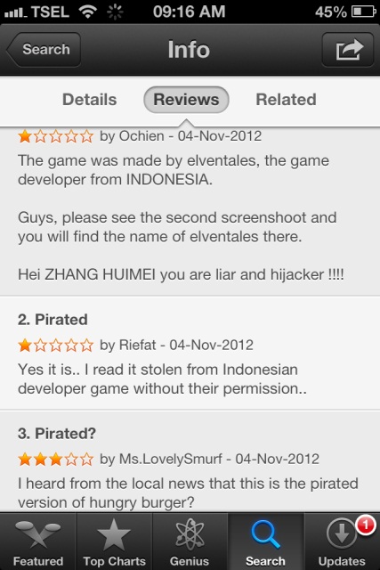Review game Hungry Chase di App Store