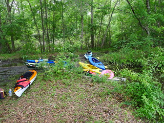 Kayaks at Lunch