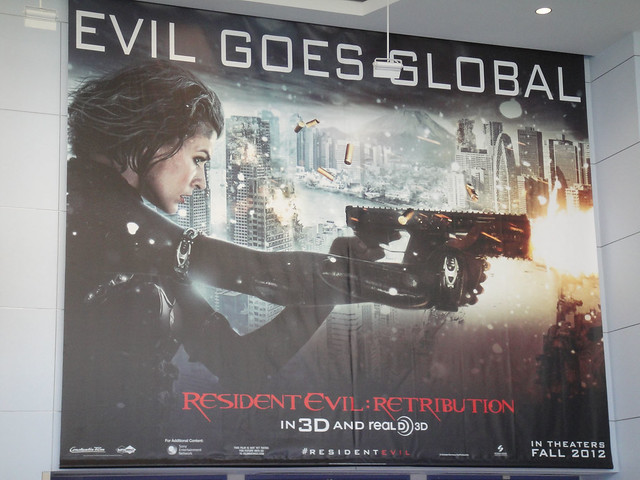 WonderCon 2012 Resident Evil Retribution banner