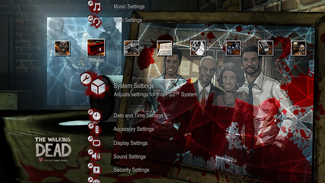 The Walking Dead for PS3 (PSN): PS3 Dynamic Theme