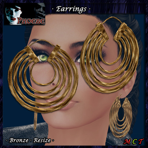 *P* Aysha Earrings ~Bronze~