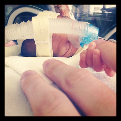 Avery. Day 9. #preemie #twins