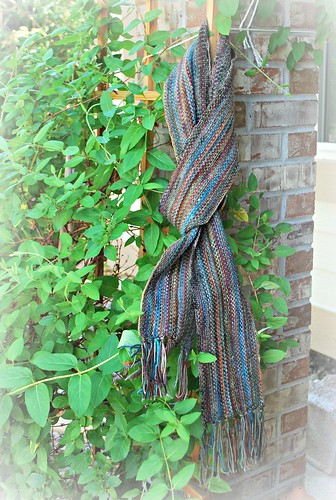 Linen stitch man scarf - good length