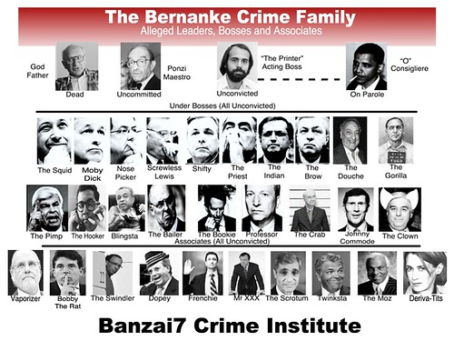 THE BERNANKE CRIME FAMILY (UPDATED) by Colonel Flick