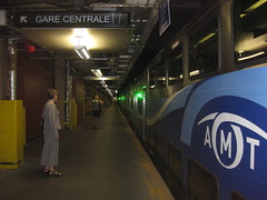Central Station to Mont St-Hilaire and back via AMT (and then back to Montreal West)