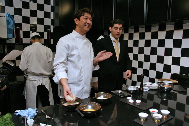 We were treated to a demo by Executive Chef Tomonori Danzaki