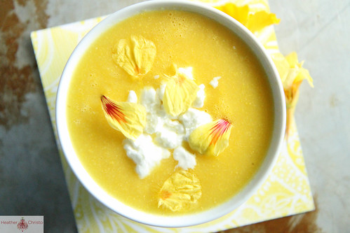 Yellow Summer Garden Soup