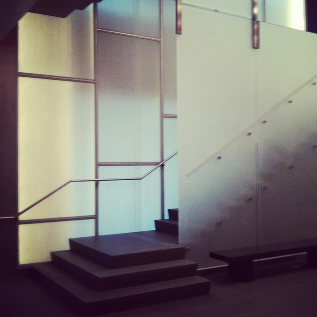 Logan Center for the Arts stair 01