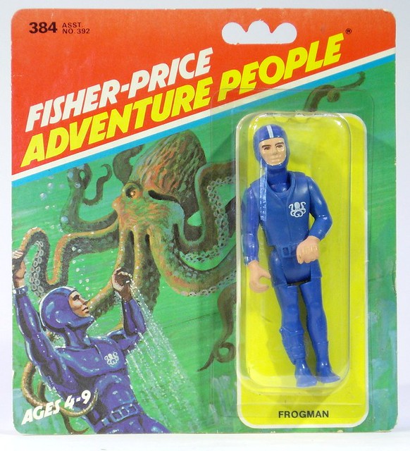 Fisher Price Adventure People carded Frogman Flickr