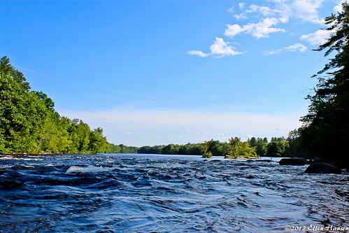 In the Maelstrom, Limington Rapids, Saco River, Limington, Maine by Genny164